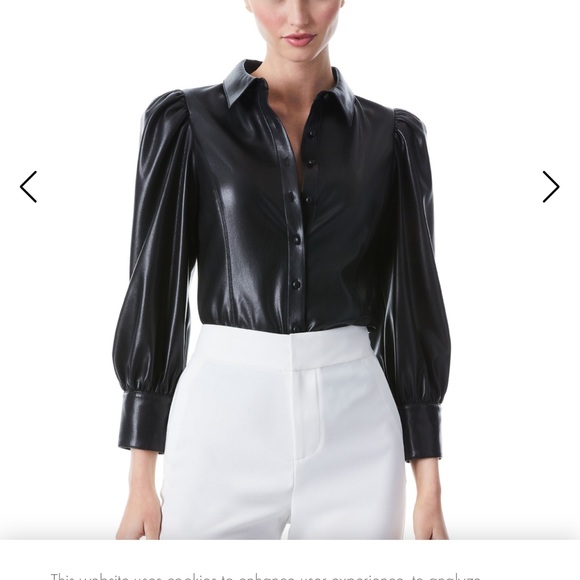 COPY - Black Button-Up Women's Top